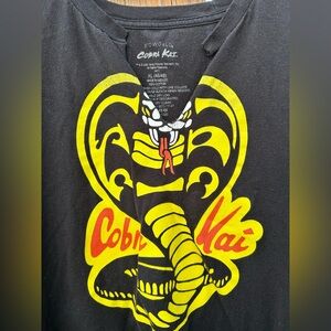Upcycled Cobra Kai Tee Shirt Karate Kid Movie Bioworld Sz.XL